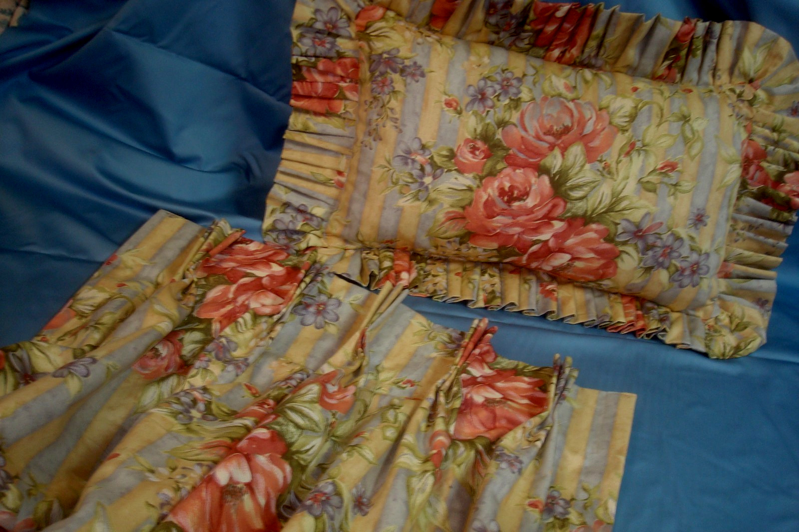 Custom DRAPES Sandown Bourne Romantic Rose Bloomsbury Lined 94