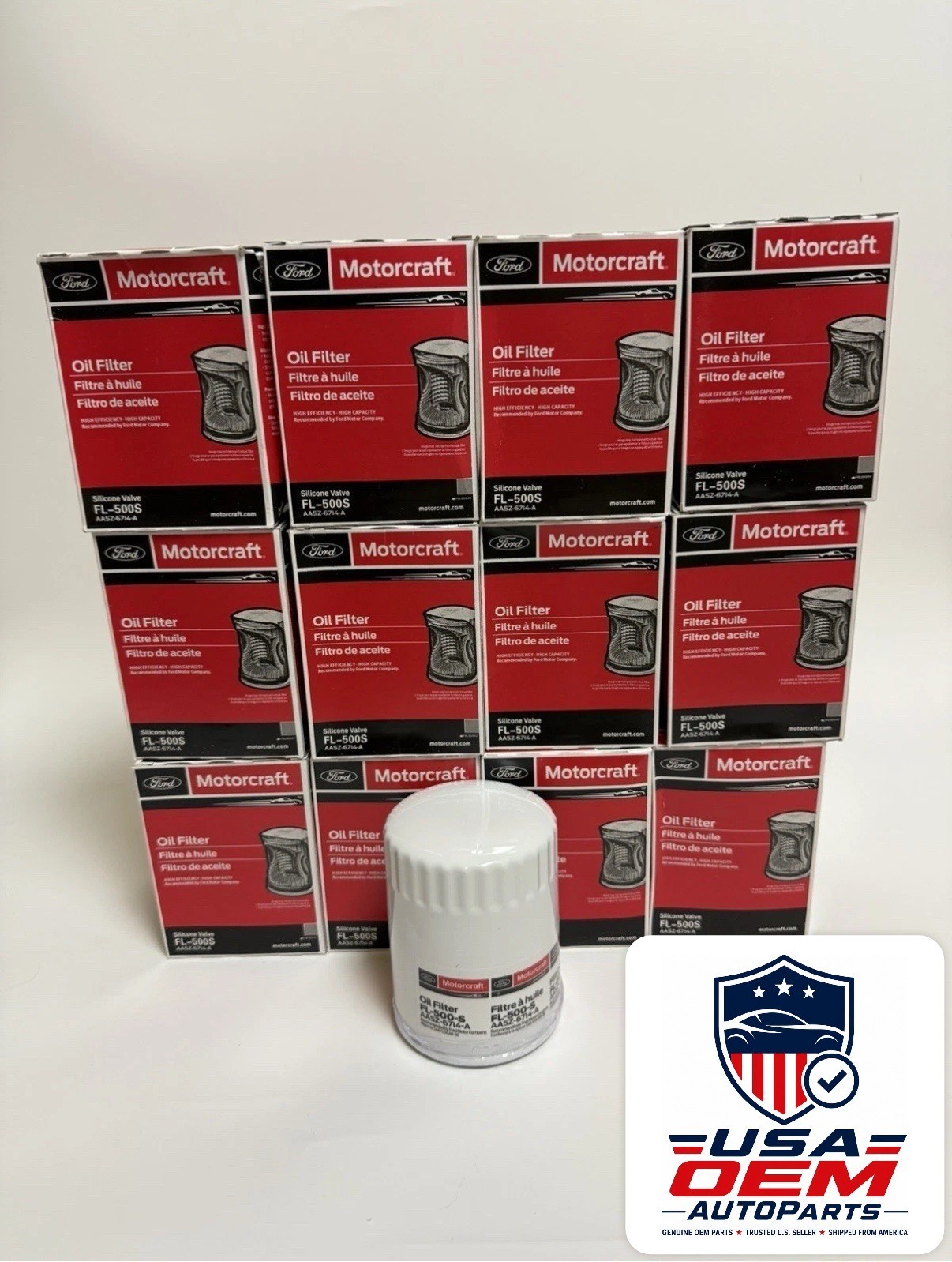 12 NEW Motorcraft FL500SB12 Engine Oil Filter FL500S FAST  US