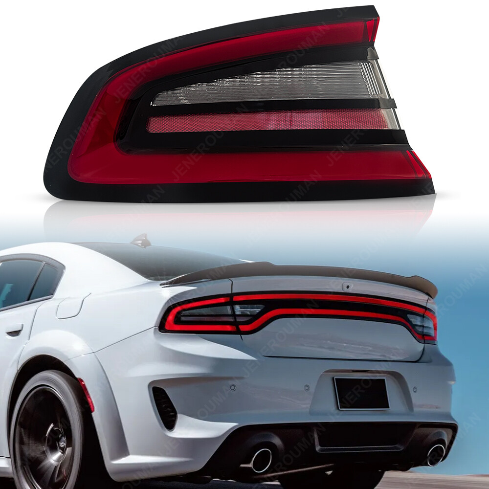Driver Left Side Outer Tail light For 15-23 Dodge Charger Rear Lamp LED Assembly