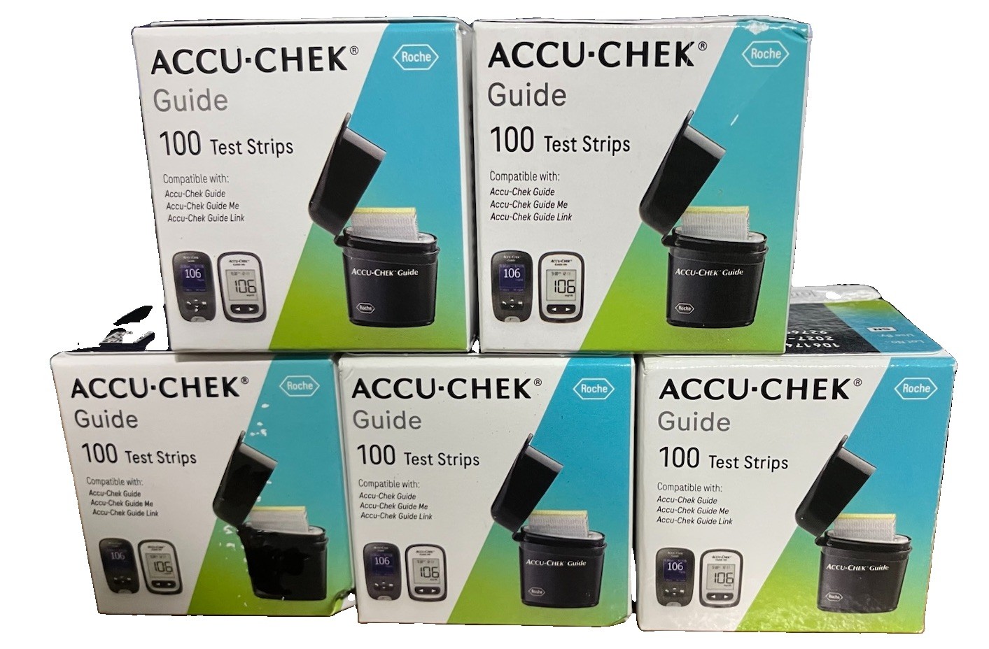 500 Accu-Chek Guide Test Strips~Exp~6/27~12/27~$99.99~($20/Per 100)~FR SHIP