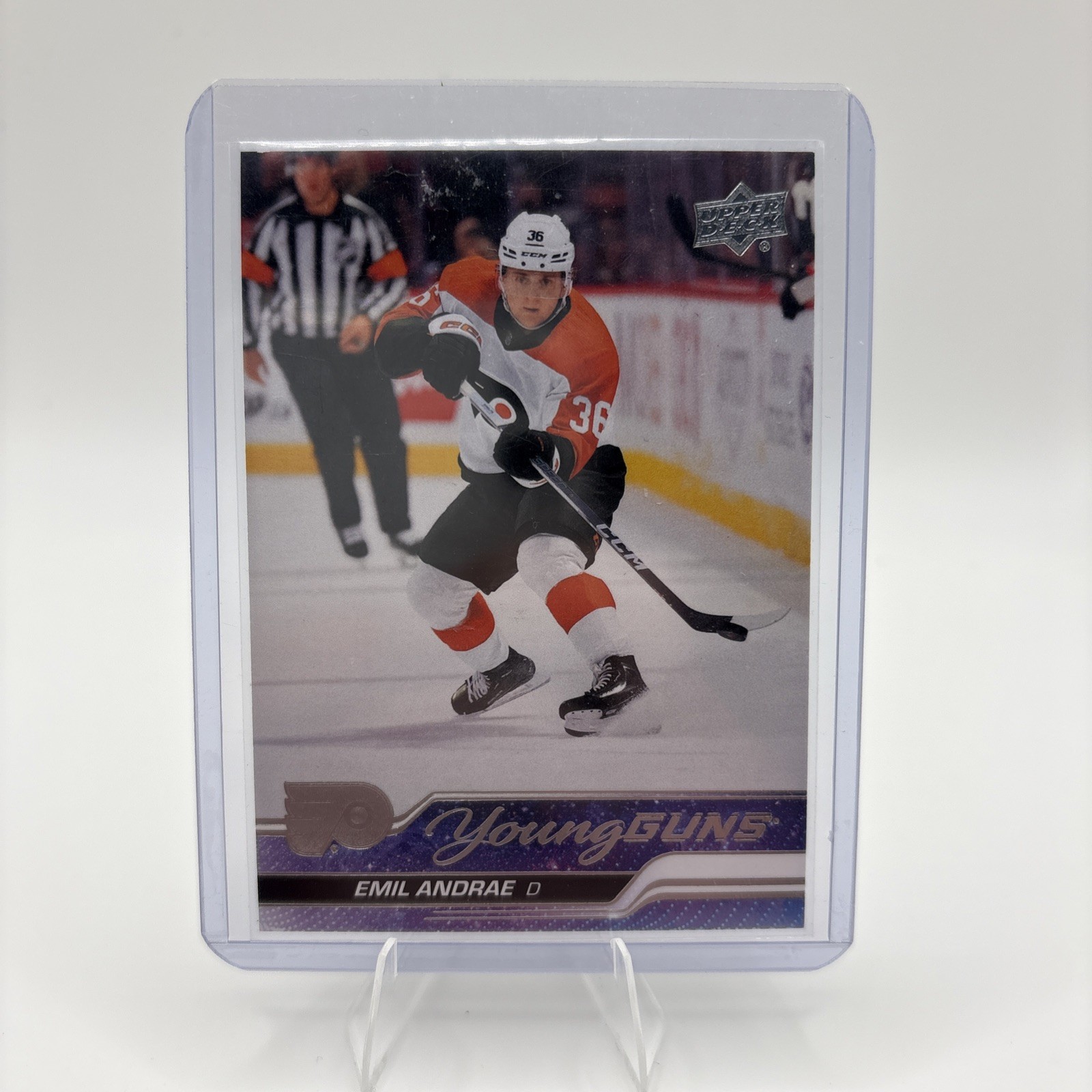 2023-24 Upper Deck Series 2 - Young Guns Emil Andrae #466 (RC)