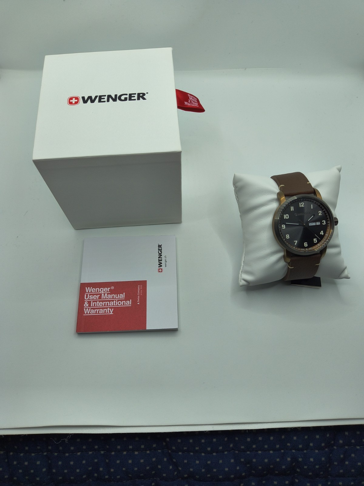 Black Dial Wenger Attitude Swiss Army Watch 42mm Black Dial Wenger Attitude Swiss Army Watch 42mm
