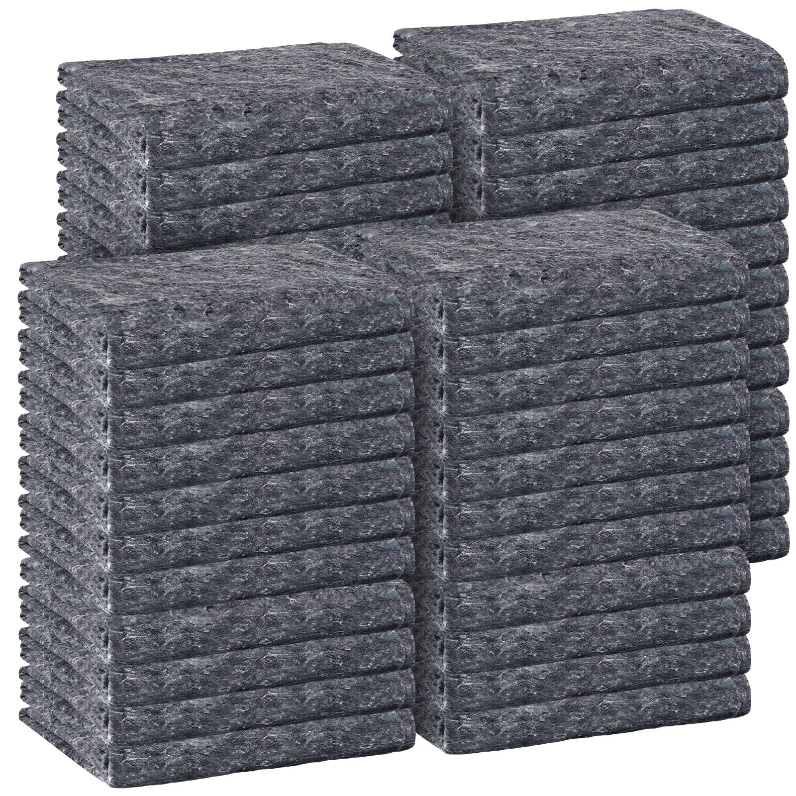 Large Moving Blankets Bulk 80 x 72 Inch Packing Moving Storage Blankets Texti...
