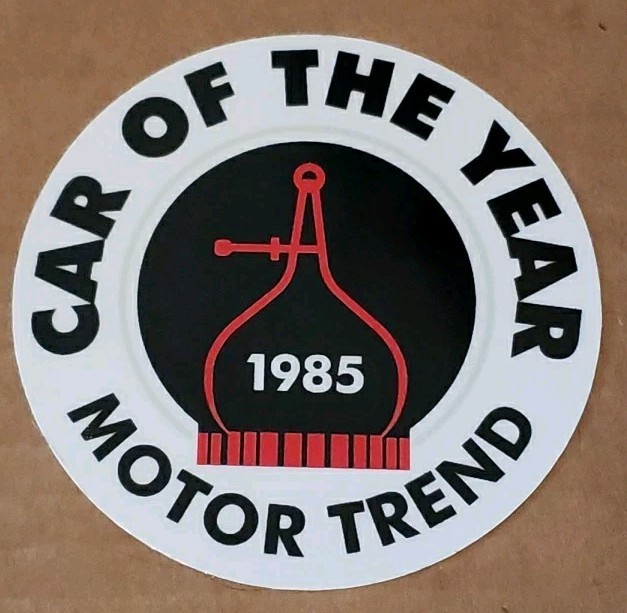 VW GTI 1985 Car Of The Year Motor Trend Decal Mk2 Volkswagen