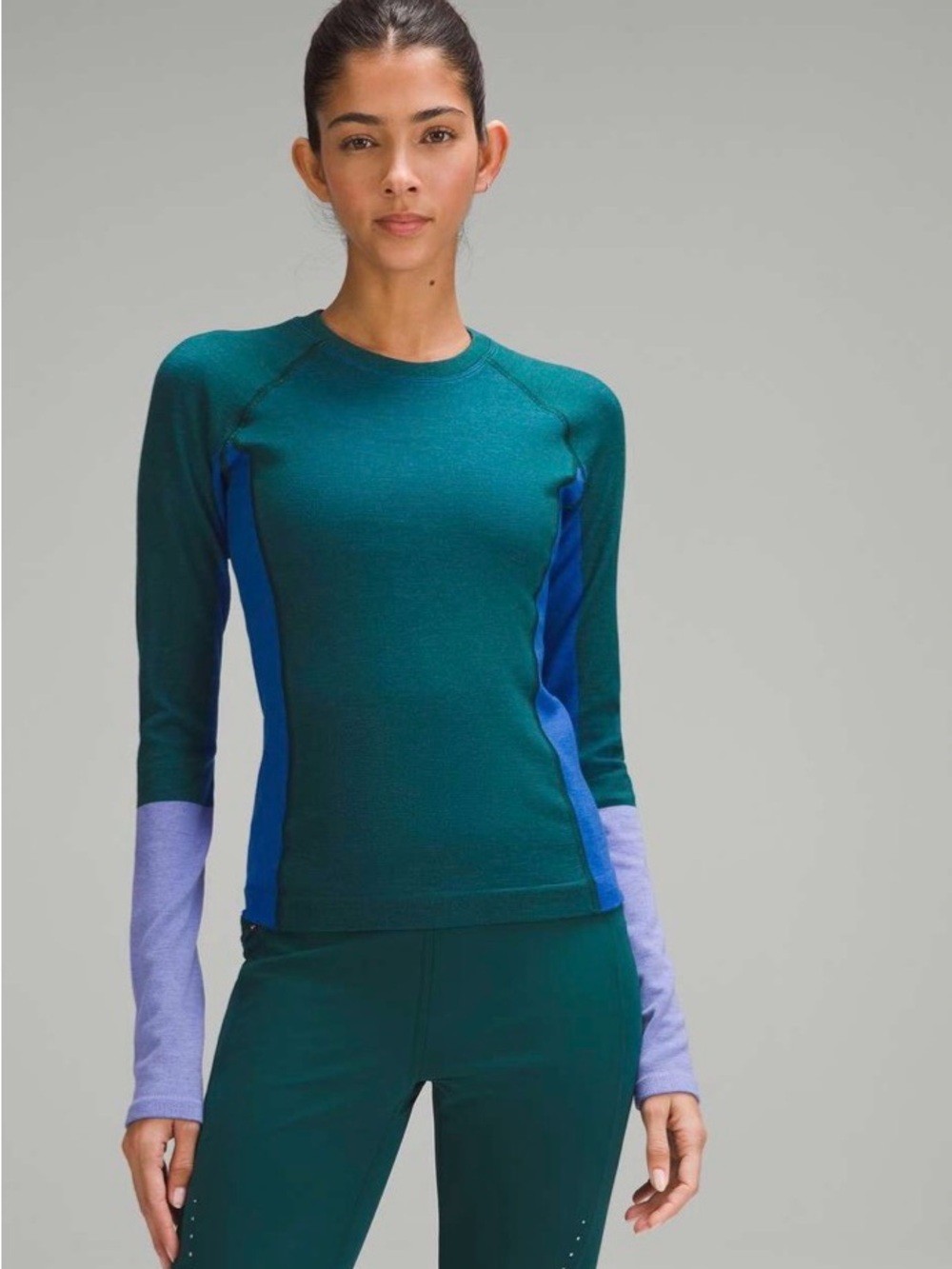 Lululemon Keep the Heat Thermal Long-Sleeve Shirt *Colourblock