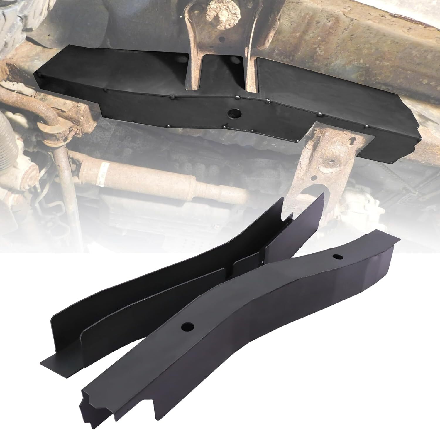 2 Front Frame Rust Repair Section for Toyota Tacoma 96-04 Regular Cab 2WD Steel