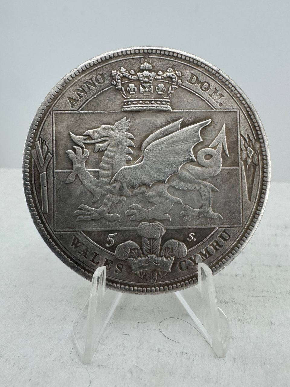 5 Shilling 1887 Victoria D:G: Great Britain 5 Shilling 1887 Victoria D:G: Great Britain