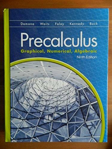 PRECALCULUS:GRAPHICAL,NUMERICA - Hardcover - GOOD