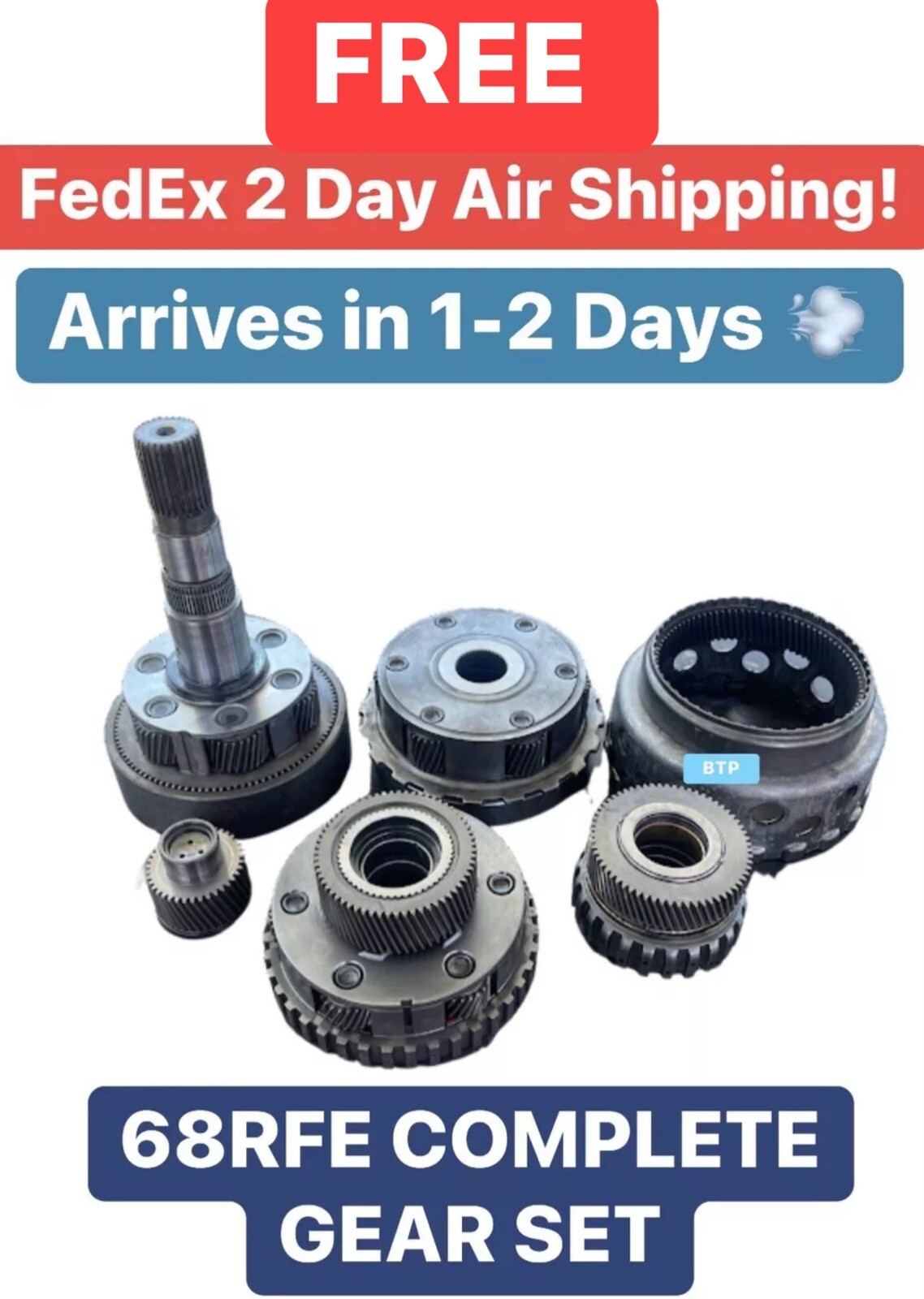 68RFE COMPLETE GEAR SET 07+UP CUMMINS 6.7L  FRONT INPUT AND REAR PLANET