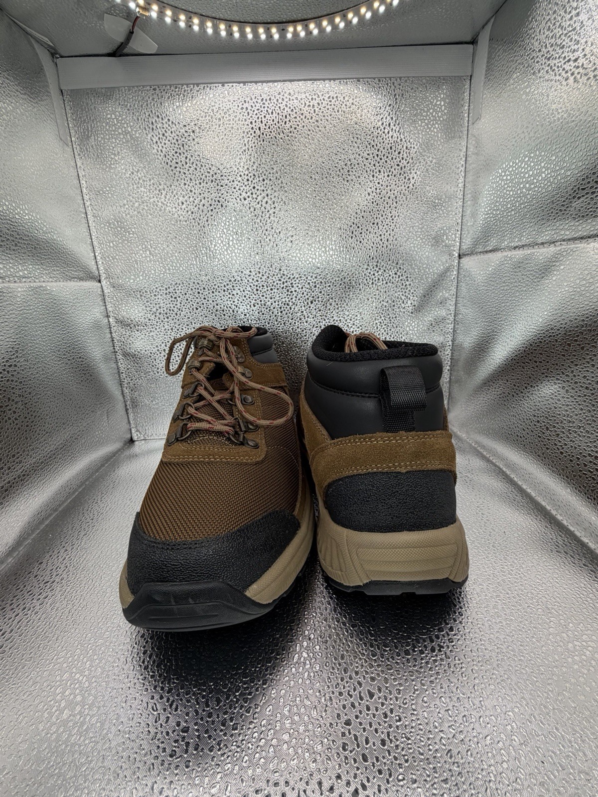Orthofeet Delta Boots Brown Womens 9.5 M Orthopedic Hiking Shoes 882