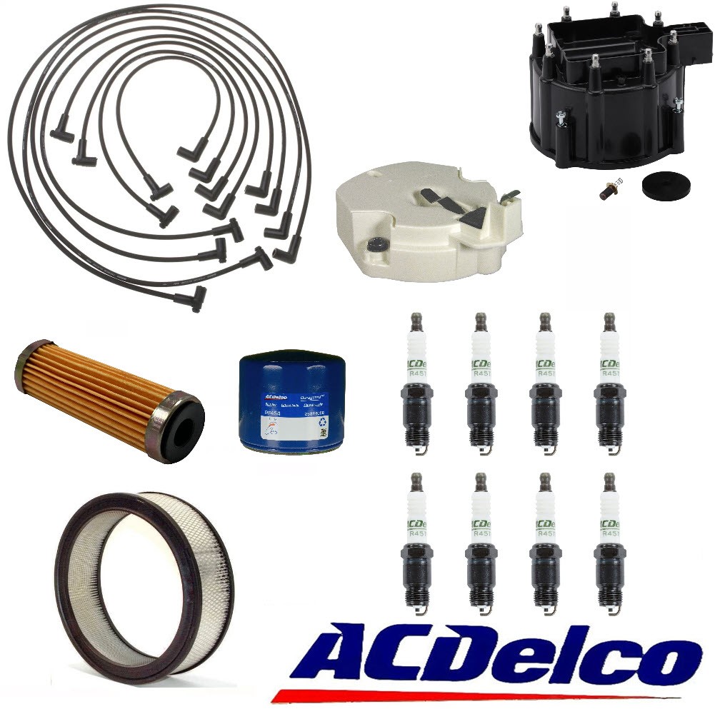 Tune Up Kit Filters Cap Spark Plugs Wire For CHEVY CORVETTE V8 5.7L 1976-1981