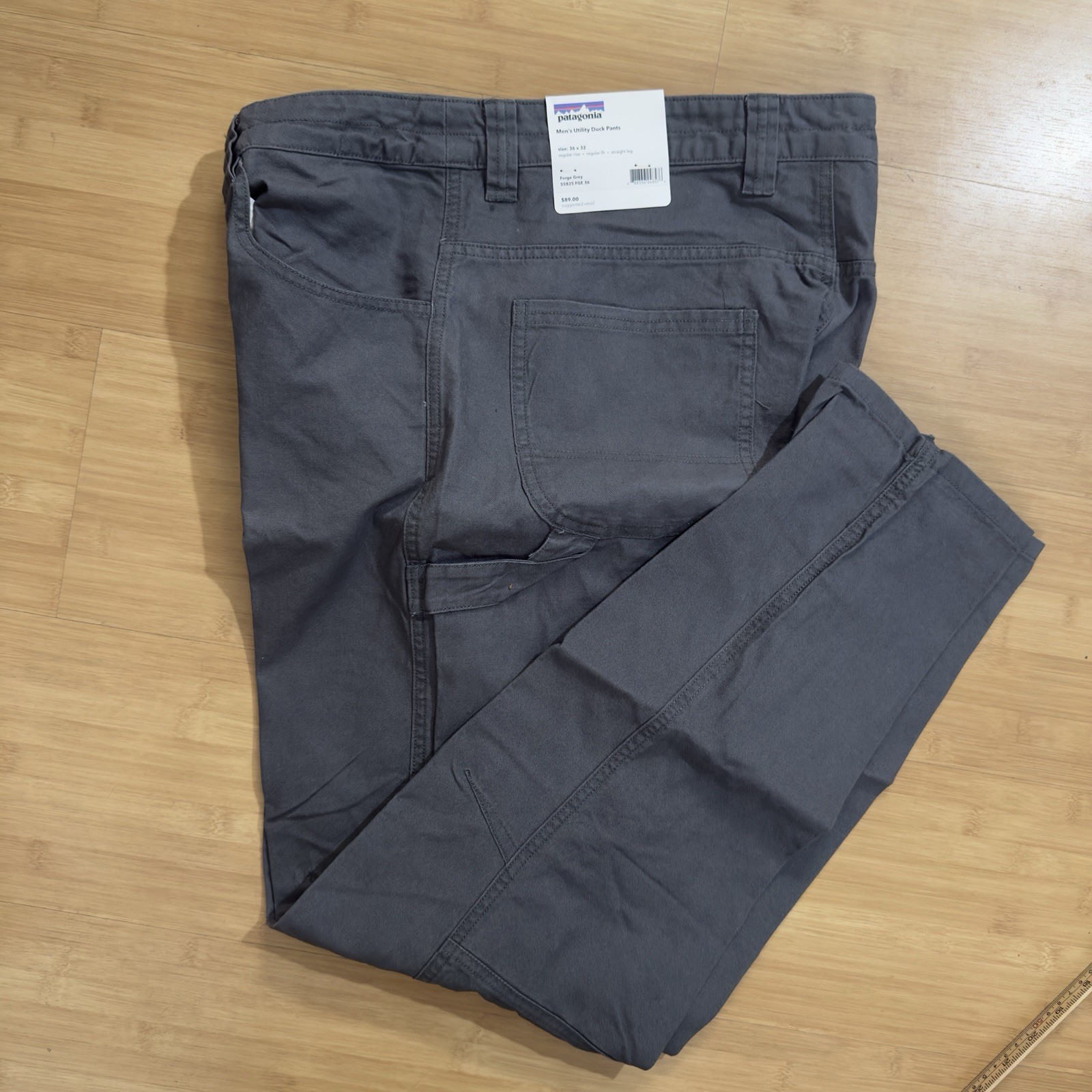 NWT Patagonia Duck Pants Men 36X32 Organic Cotton Canvas Straight Leg Forge Grey NWT Patagonia Duck Pants Men 36X32 Organic Cotton Canvas Straight Leg Forge Grey