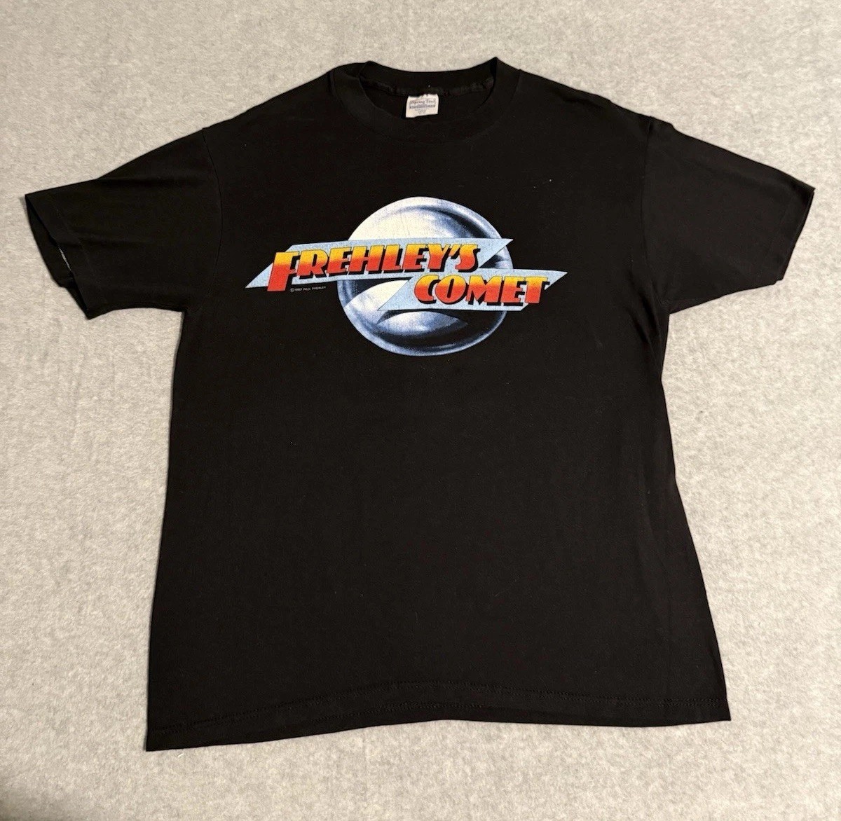 Vintage 1987 Frehley\'s Comet Tour Of The Planets Double Sided Band Shirt Medium