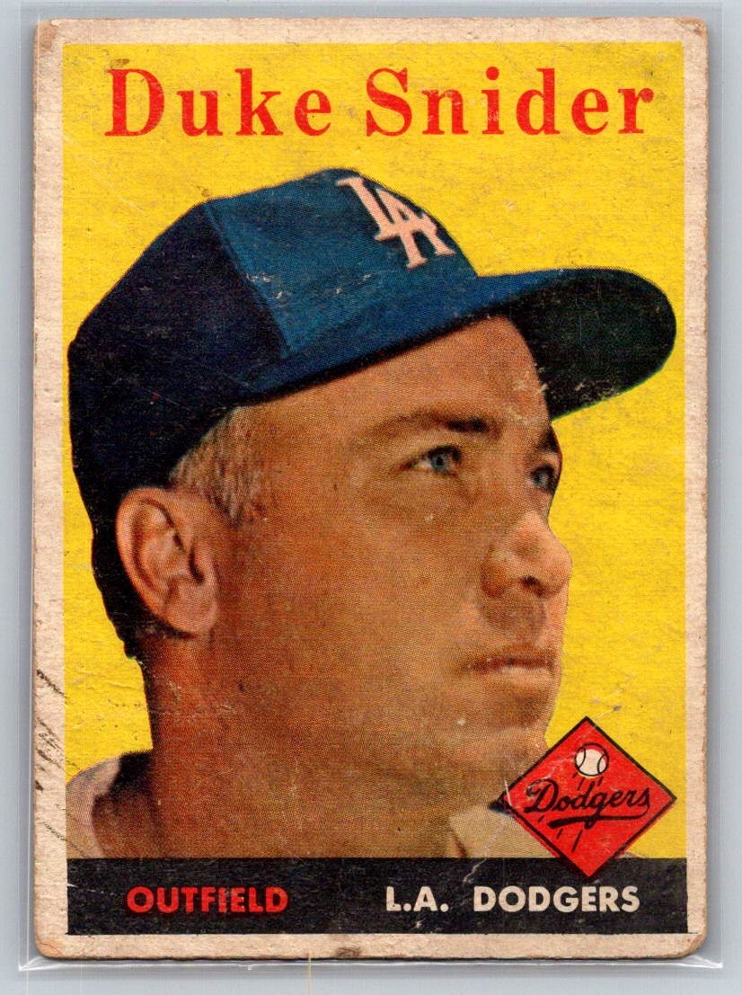 1958 Topps #88 Duke Snider 1958 Topps #88 Duke Snider