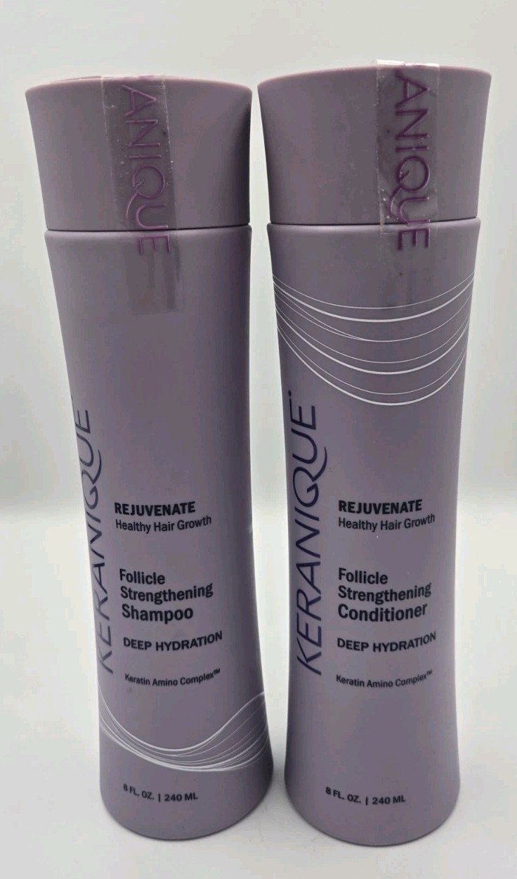 Keranique Rejuvenate Hair Follicle Strengthening Shampoo + Conditioner 8oz