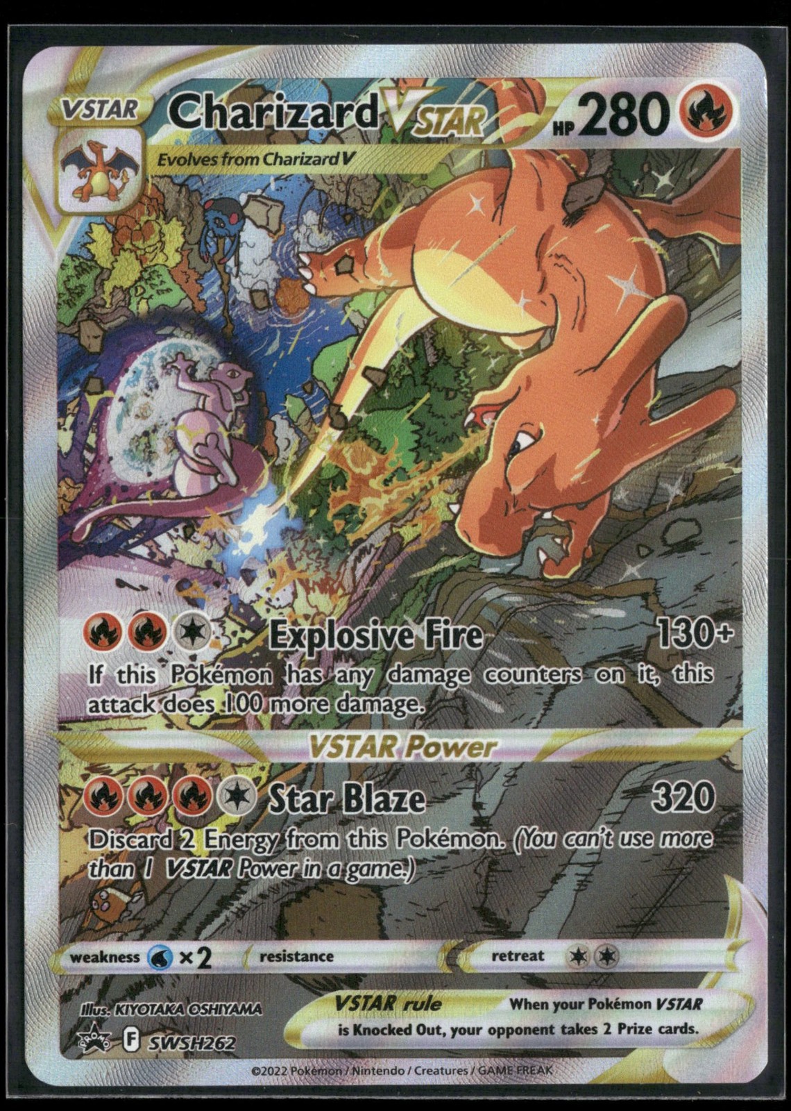 Charizard VSTAR SWSH262 P SWSH: Sword & Shield Promo Cards Holo NM Pokemon Charizard VSTAR SWSH262 P SWSH: Sword & Shield Promo Cards Holo NM Pokemon
