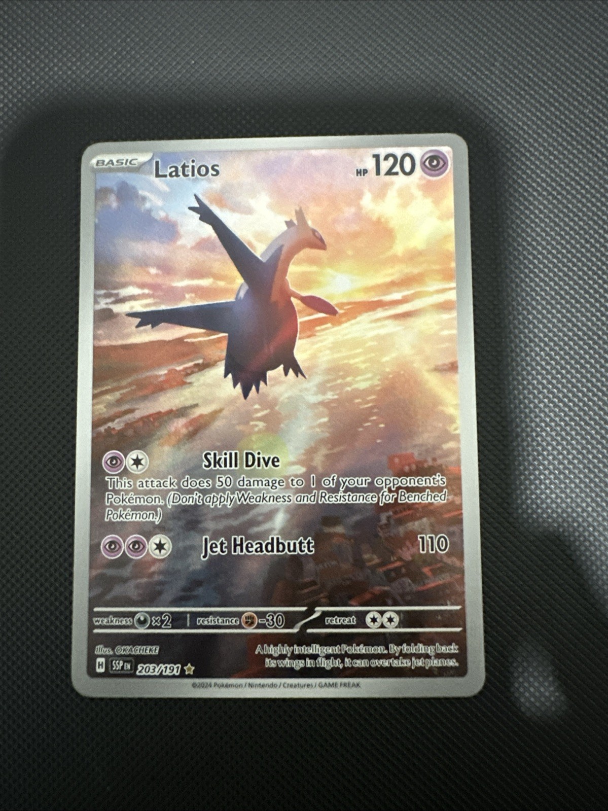 Latios 203/191 Illustration Rare Surging Sparks Pokemon TCG 2024 Latios 203/191 Illustration Rare Surging Sparks Pokemon TCG 2024