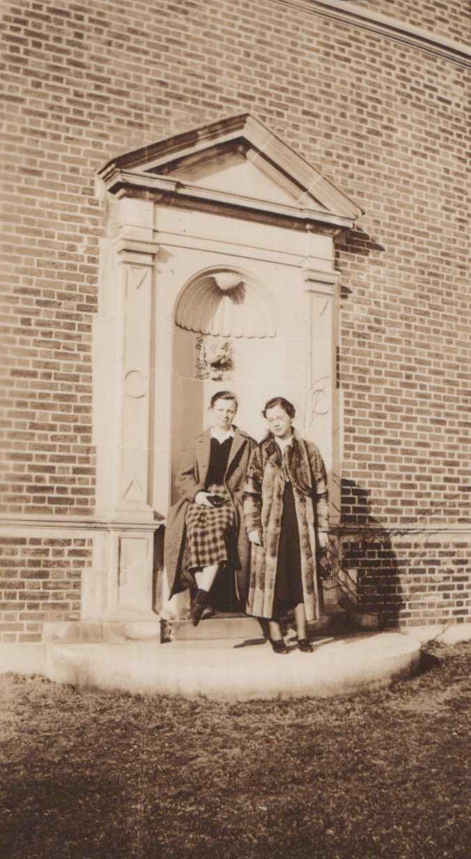 Wellesley College MA 1935 Women Alcove College Rare - Original Photo