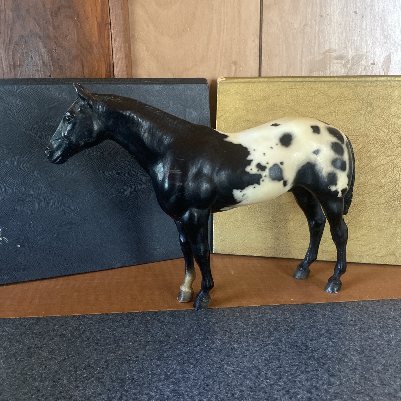 Vtg Breyer Horse #66 Stud Spider Black Blanket Appaloosa Traditional \'78-\'89