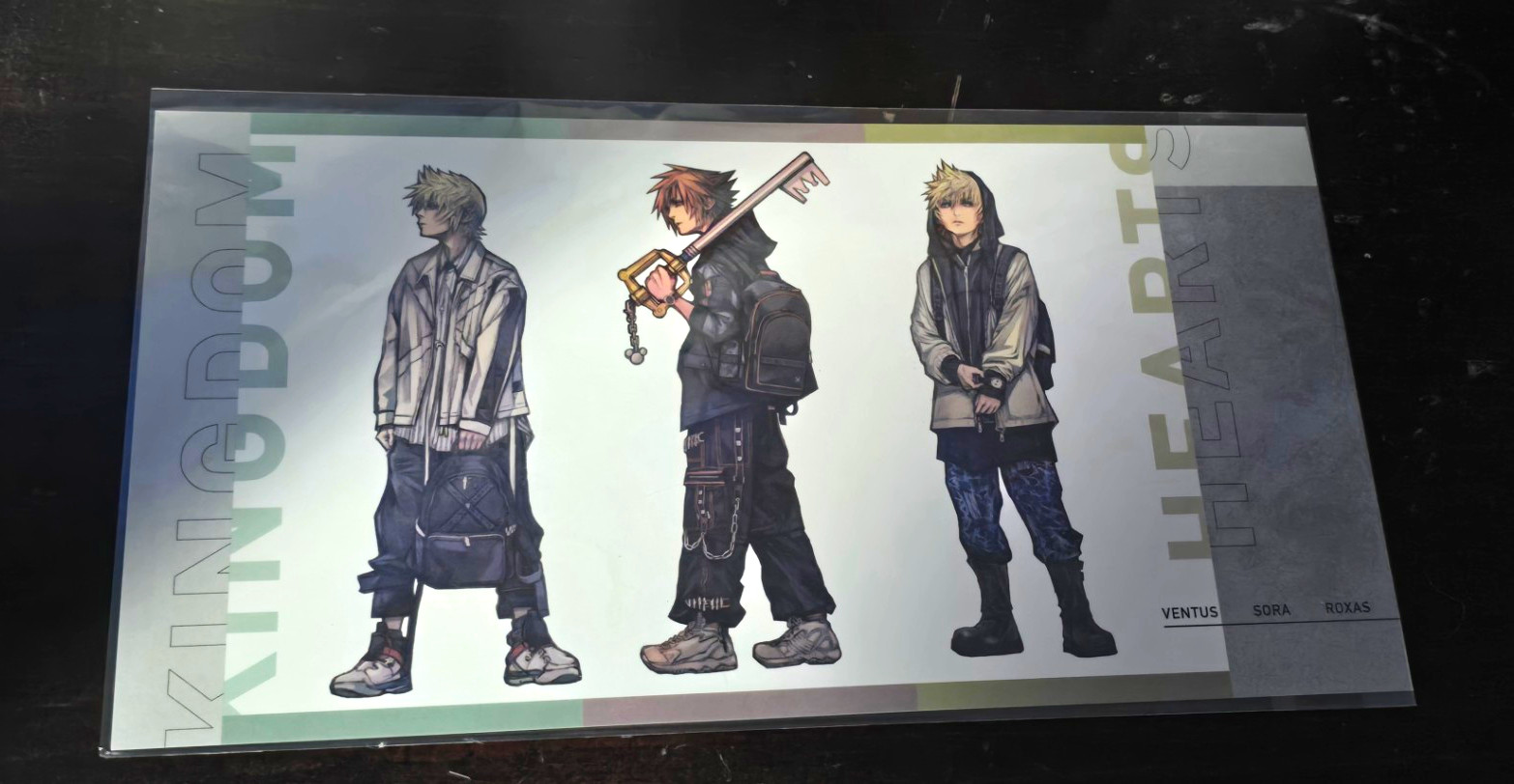 GRACE Co.,Ltd. Kingdom Hearts Postcard Ventus Sora Roxas Disney 220000024-9036