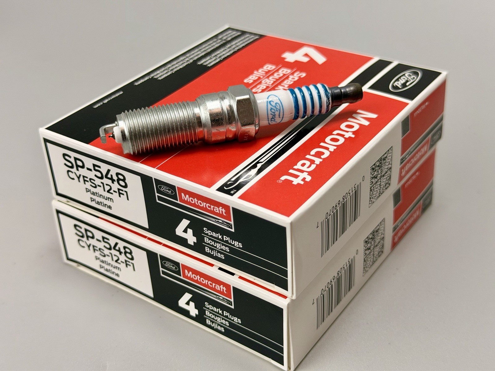 New Motorcraft SP548 Spark Plug Set of 8 For Ford Mustang F-150 2011-2017 New Motorcraft SP548 Spark Plug Set of 8 For Ford Mustang F-150 2011-2017