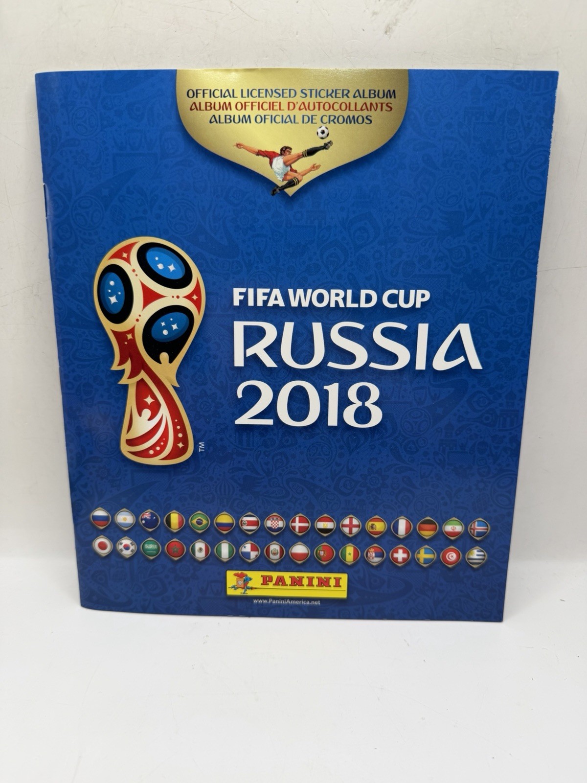 Official Panini FIFA Football World Cup Russia 2018 Sticker Album Softcover Book