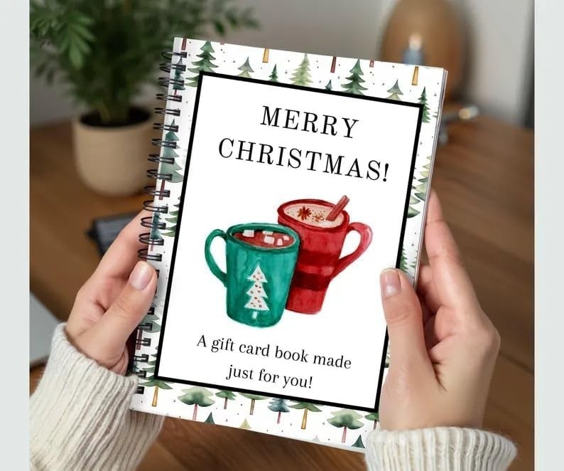 Festival Christmas Gift Card Book Merry Christmas