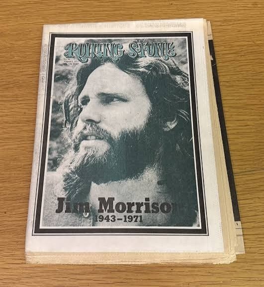 Rolling Stone #88 - August 5, 1971 ~Death of Jim Morrison   No Label