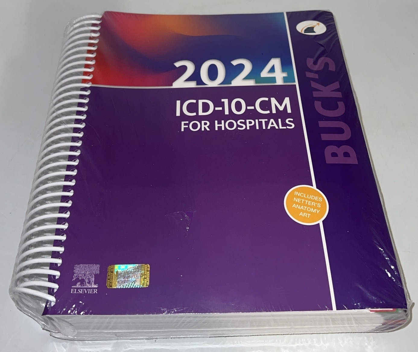 Buck\'s 2024 ICD-10-CM for Hospitals - Spiral-bound, by Elsevier - NEW