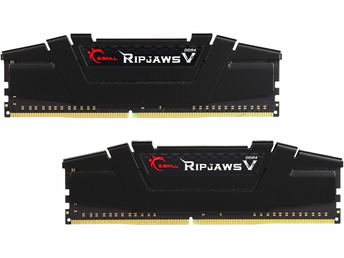 G.SKILL Ripjaws V 16gb (8x2h DDR4 SDRAM DIMM 288-Pin Desktop RAM 2-Module Kit G.SKILL Ripjaws V 16gb (8x2h DDR4 SDRAM DIMM 288-Pin Desktop RAM 2-Module Kit