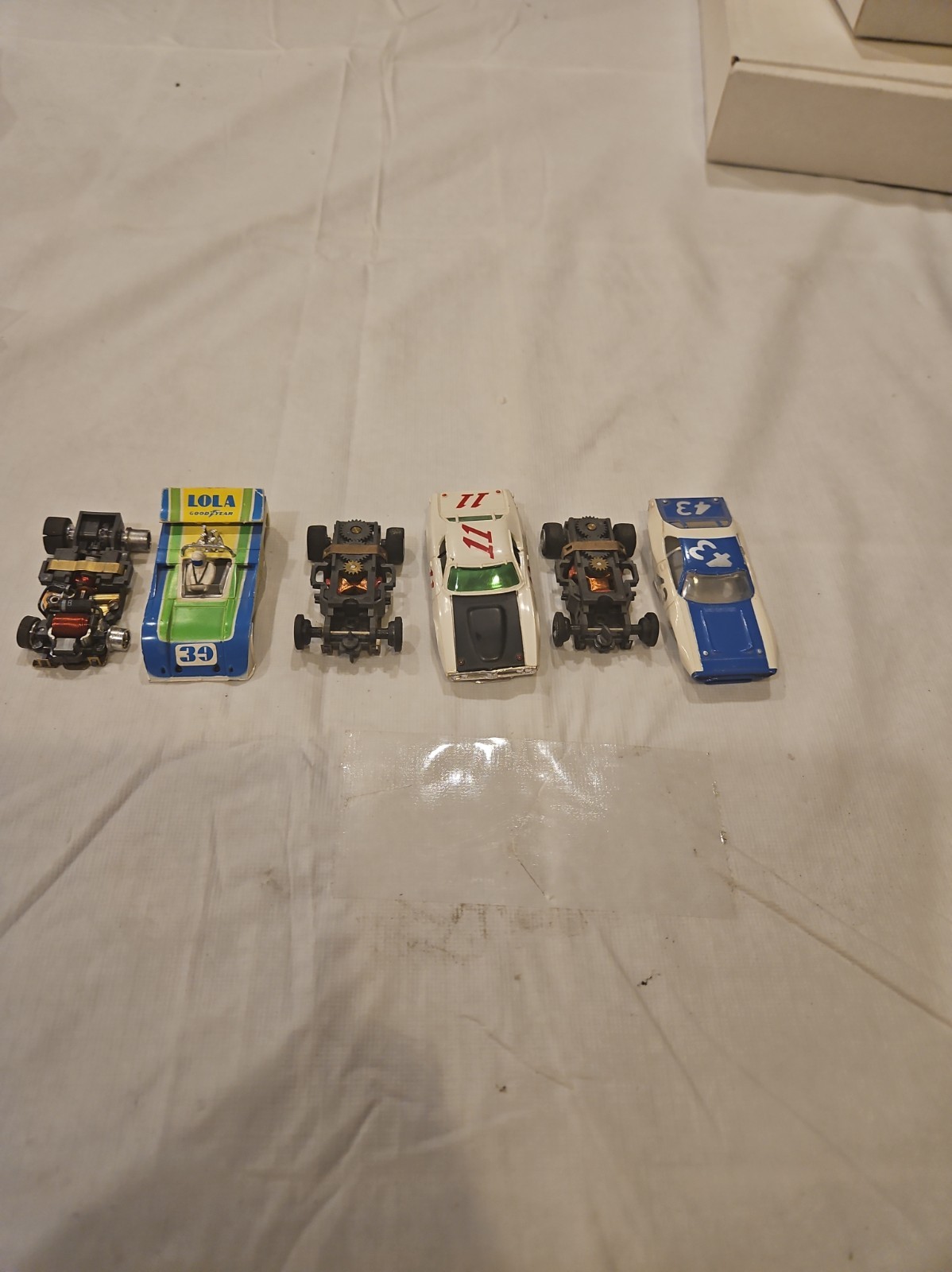 3 Vintage Aurora AFX Slot Cars Untested See Pics