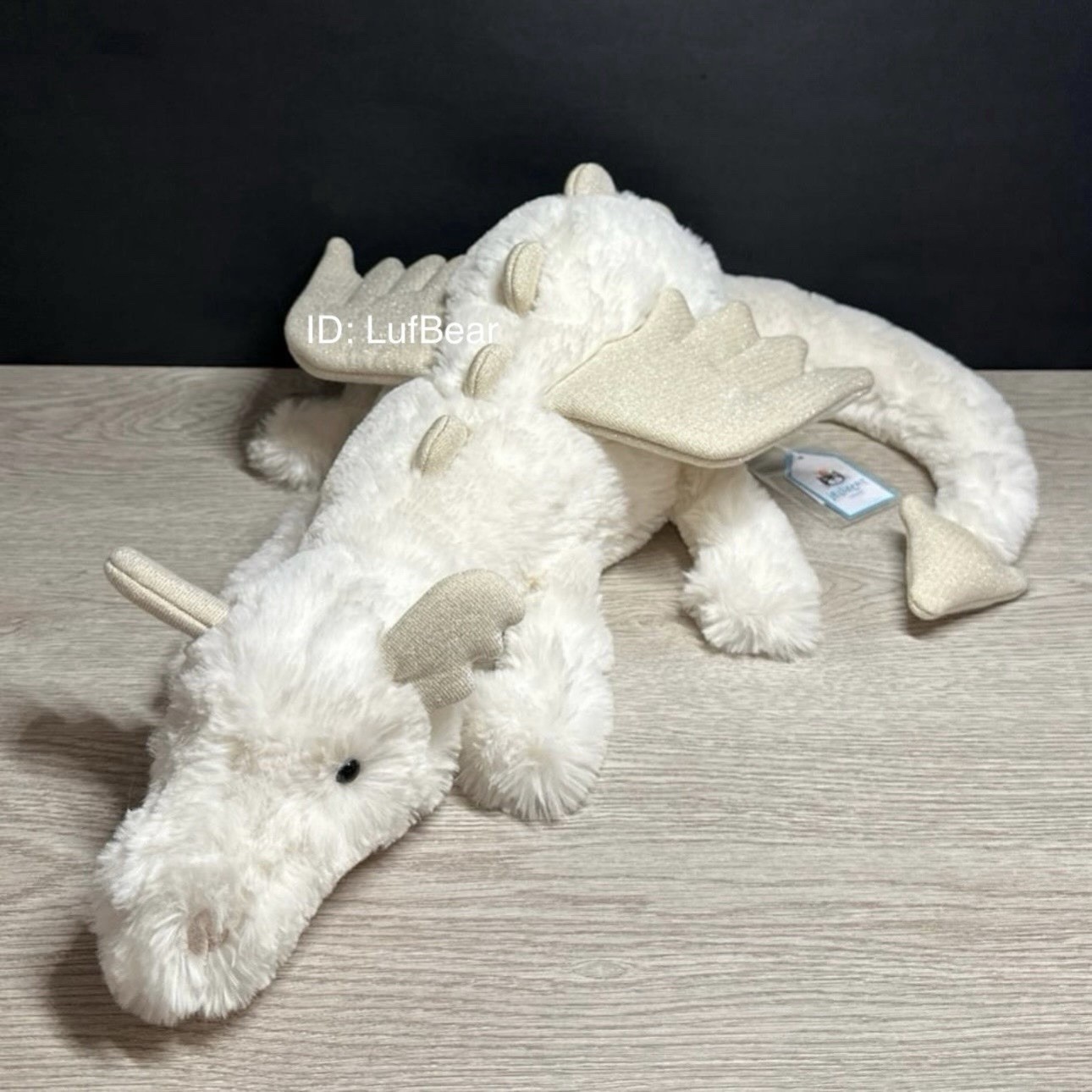 AUTHENTIC❗️Jellycat Large Snow Dragon 20” NWT- SHIPS SAME DAY