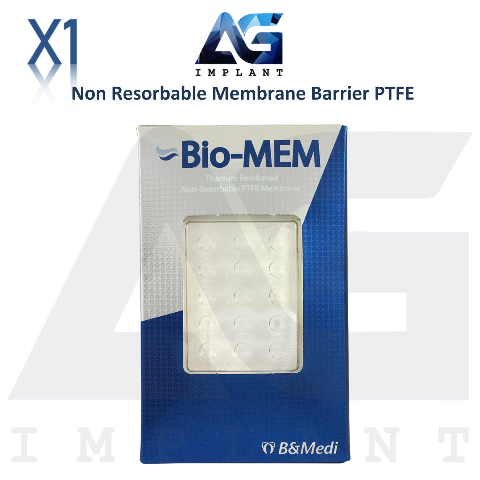 Dental Non-Resorbable Membrane Barrier PTFE Sterile Remodeling Stimulates Repair