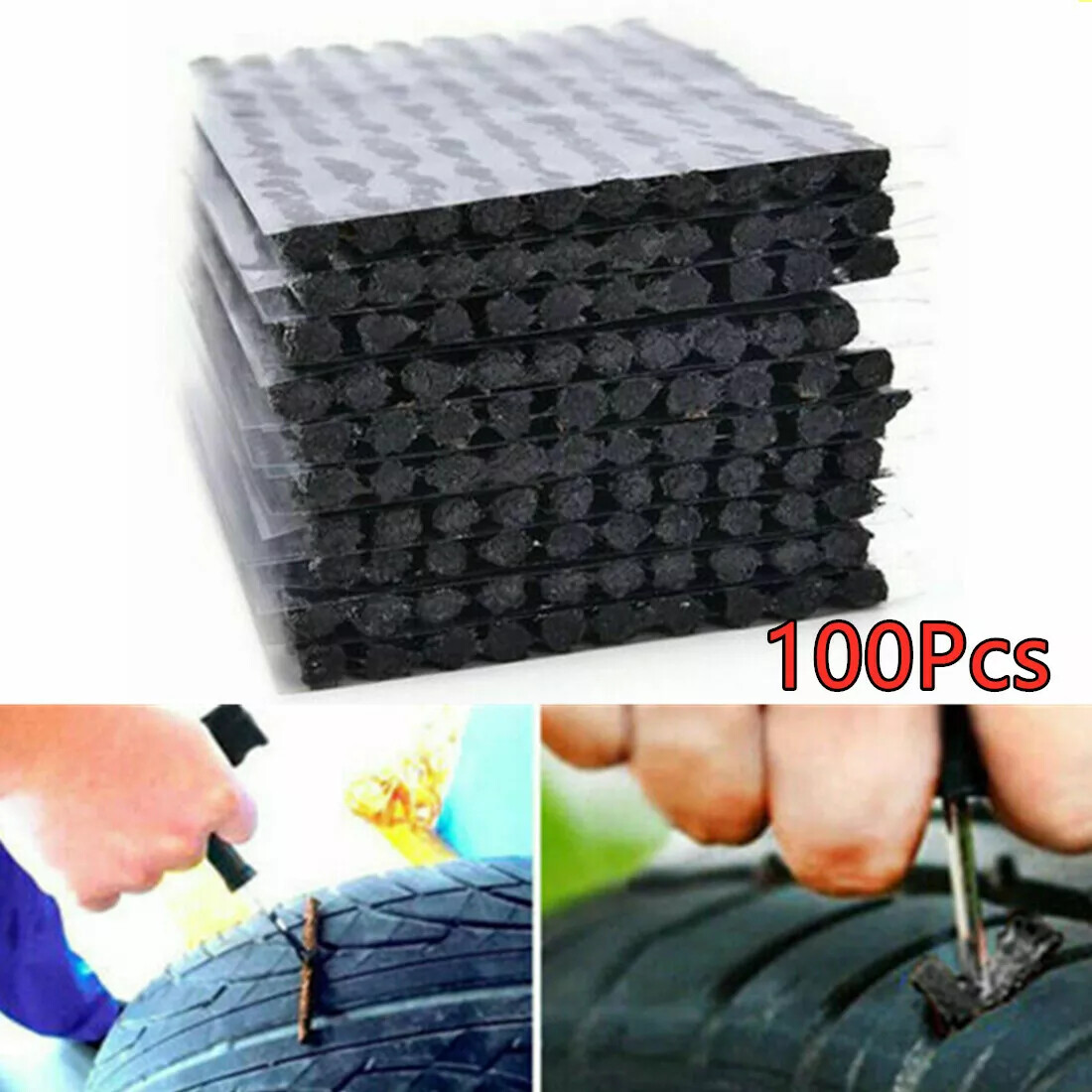 100X Tire Repair Plugs Car Tire Puncture Recovery Tyre Tubeless Seal Plug Strip' 100X Tire Repair Plugs Car Tire Puncture Recovery Tyre Tubeless Seal Plug Strip'