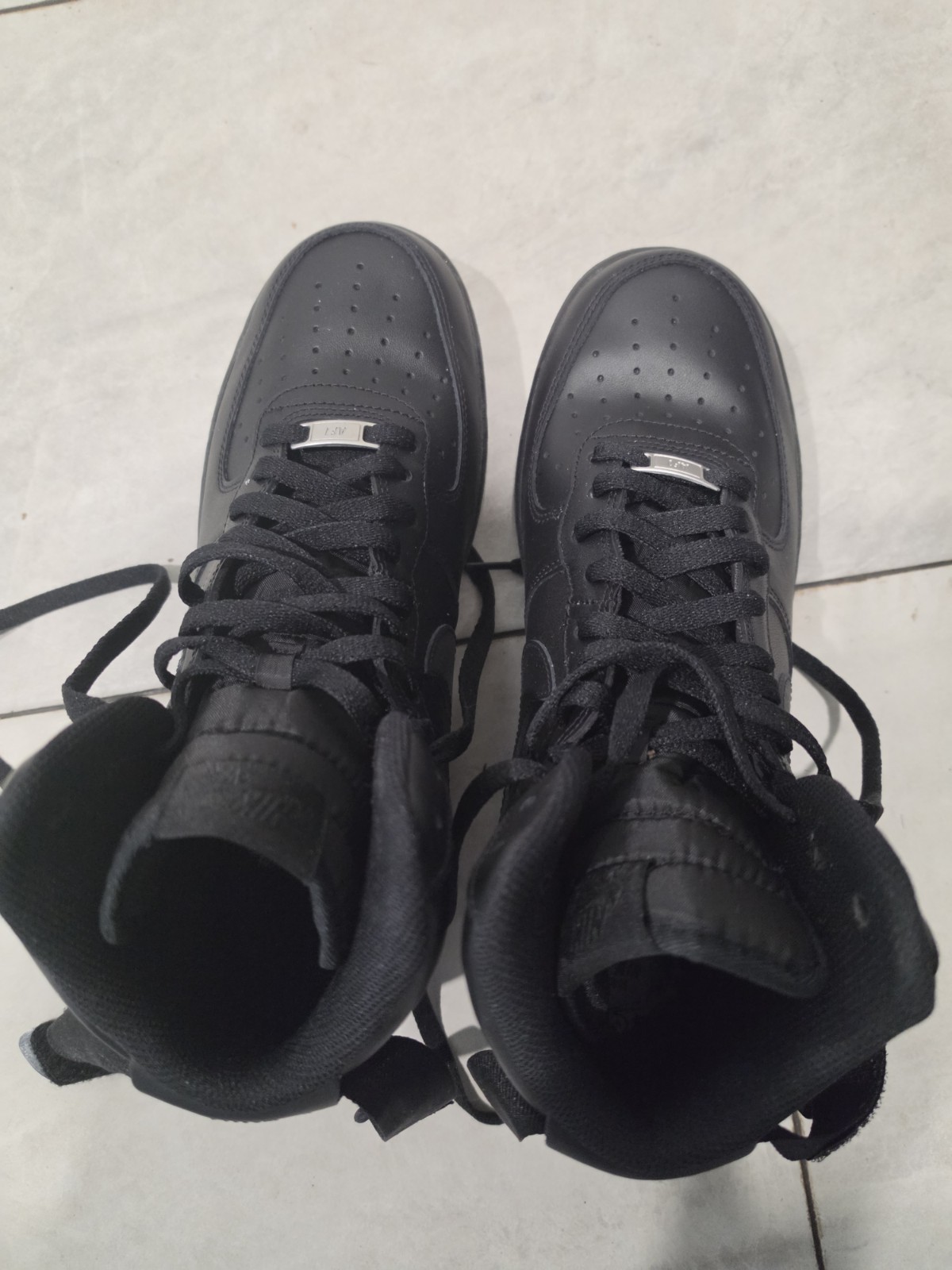 Size 10.5 - Nike Air Force 1 \'07 High Triple Black