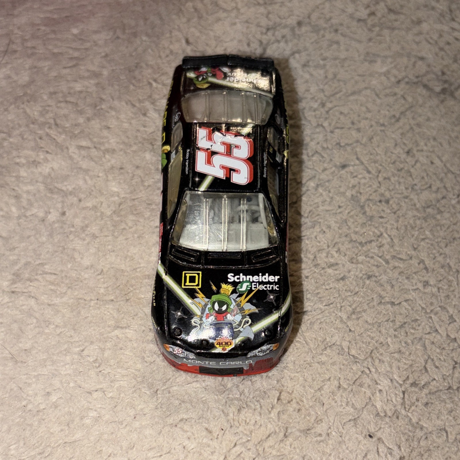 2002 Bobby Hamilton #55 NASCAR Schneider Electric Marvin. Martian Looney Tunes