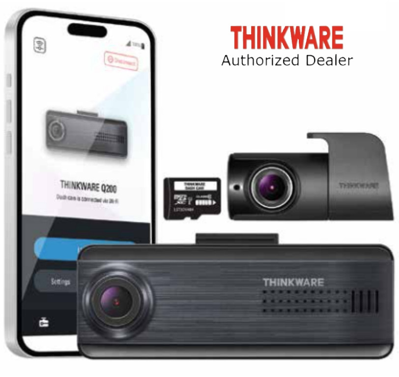 Thinkware Q200 Pro 2CH Dash Cam Front Rear 2K WiFi, GPS, Night Vision (64GB) Thinkware Q200 Pro 2CH Dash Cam Front Rear 2K WiFi, GPS, Night Vision (64GB)