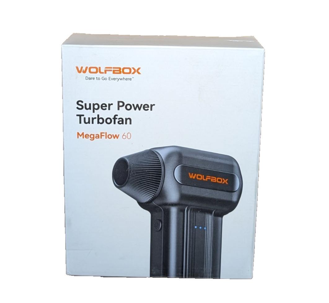 WOLFBOX MF60 Compressed Air Duster 110000RPM Rechargeable Super Power Duster