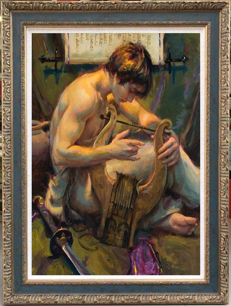 Hand Painted Oil Painting art Impressionism young male Nude On Canvas 24 Hand Painted Oil Painting art Impressionism young male Nude On Canvas 24