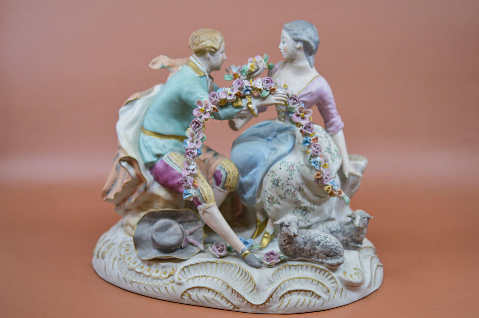 Vintage, Occupied Japan, porcelain , large statue, 9 x 10 inches Vintage, Occupied Japan, porcelain , large statue, 9 x 10 inches