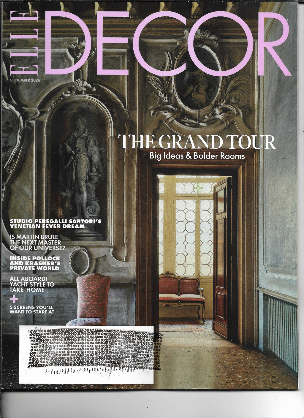 ELLE DECOR MAGAZINE-----SEPTEMBER 2026 ELLE DECOR MAGAZINE-----SEPTEMBER 2026