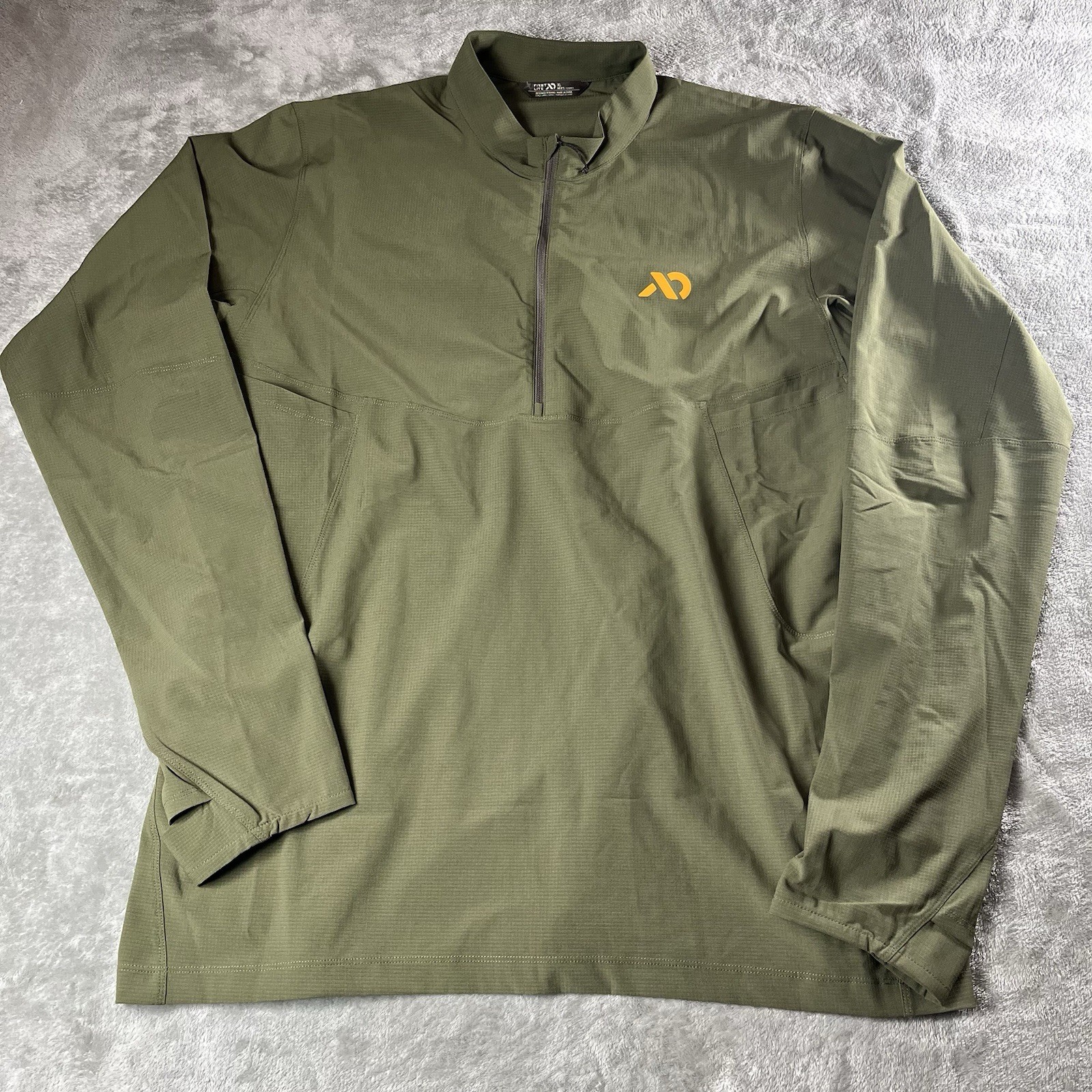 First Lite Trace Quarter Zip Men’s XL Conifer  Hunting Shirt KineticGrid EUC
