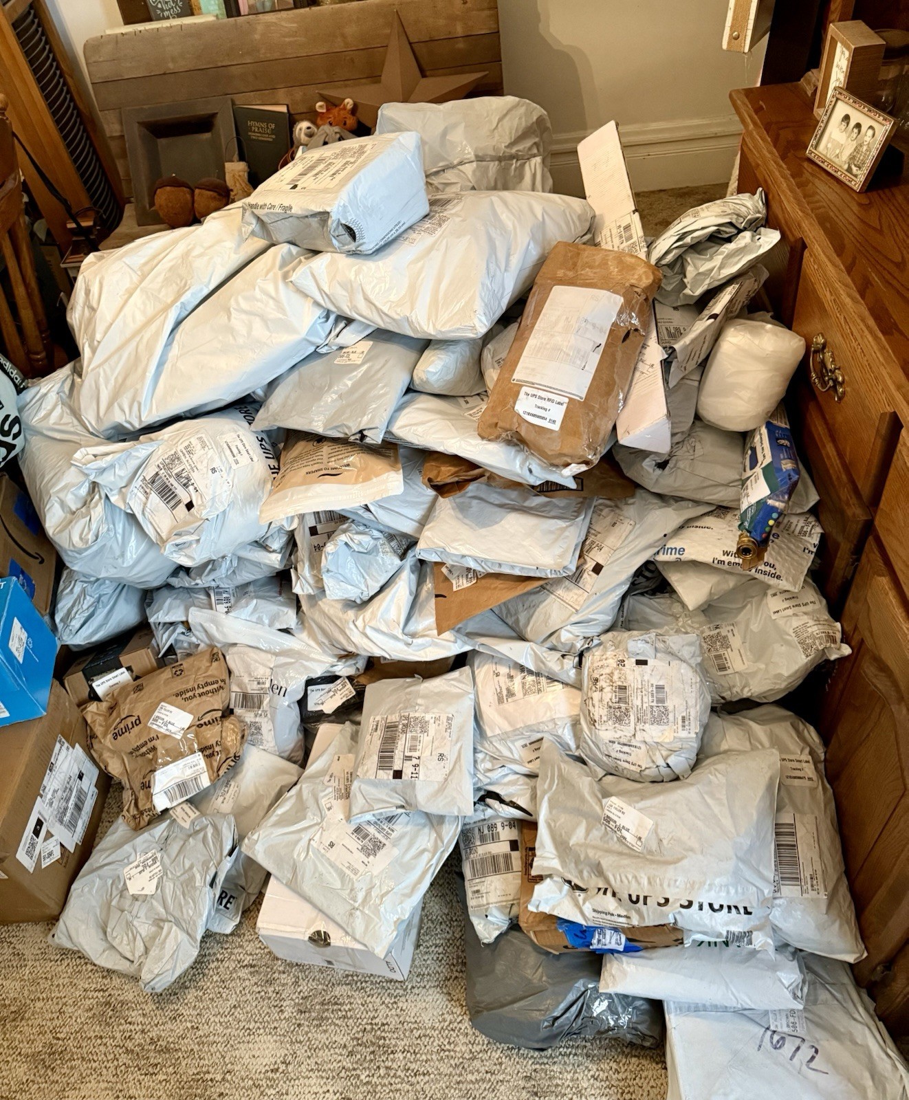 TEN Pieces Overstock/Undeliverable Mail/Returned Mail/Mystery Box Random