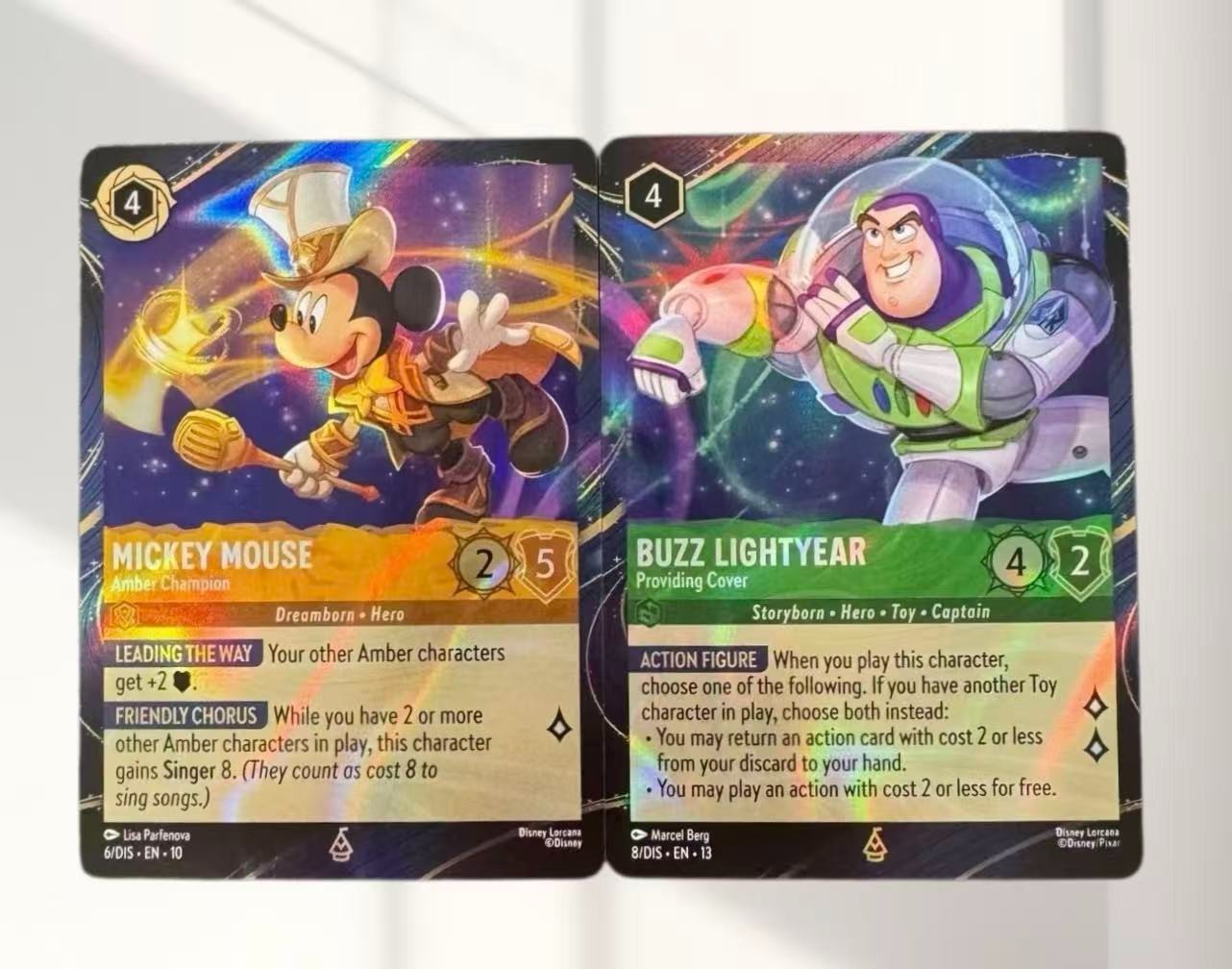 Disney Lorcana Hong Kong Promo Mickey Mouse Exclusive 2Cards Set English Version