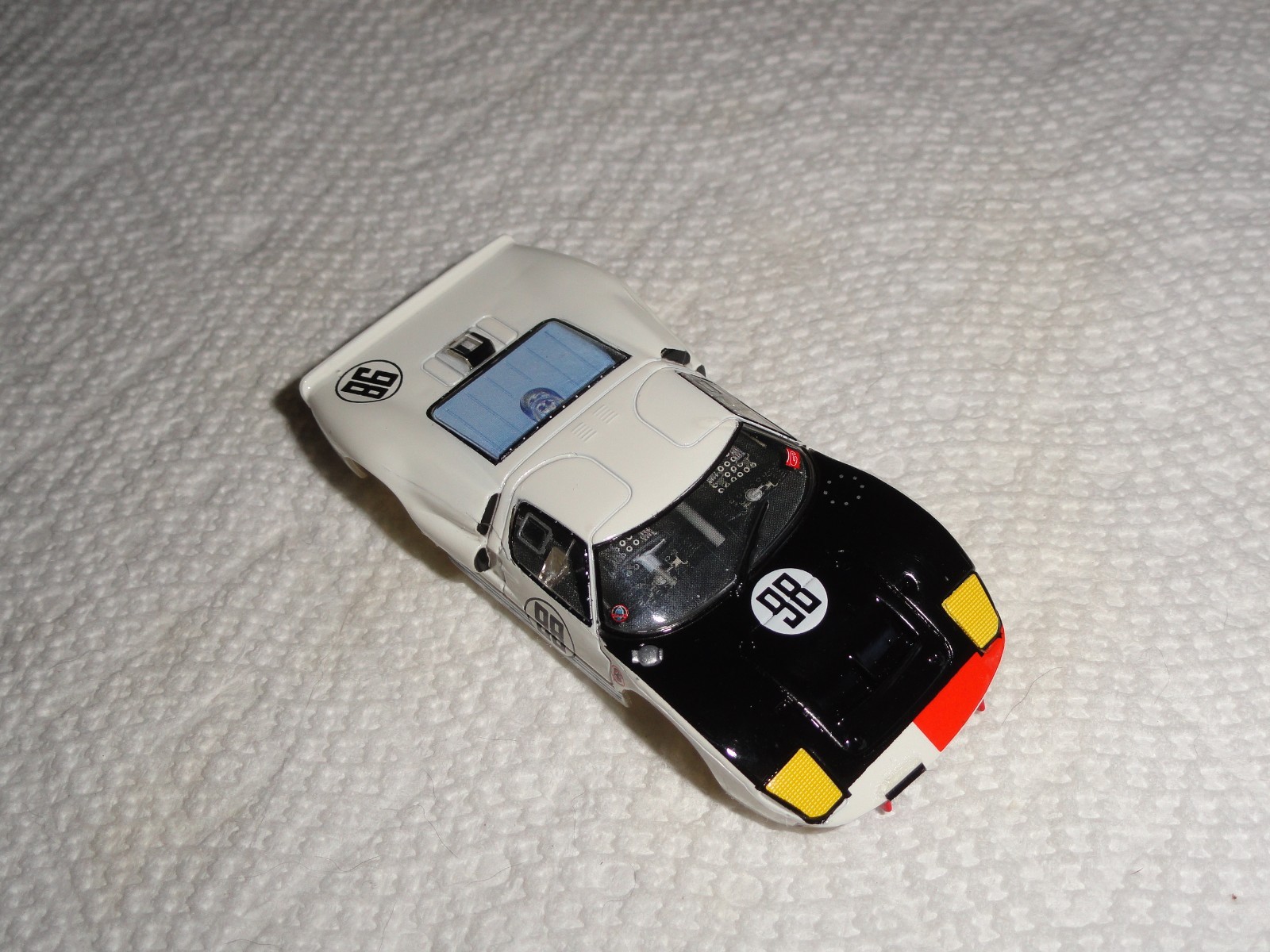 AFX FORD GT40 MK II #98 Daytona Mega G+ 1.5 Wide HO Slot Car Body