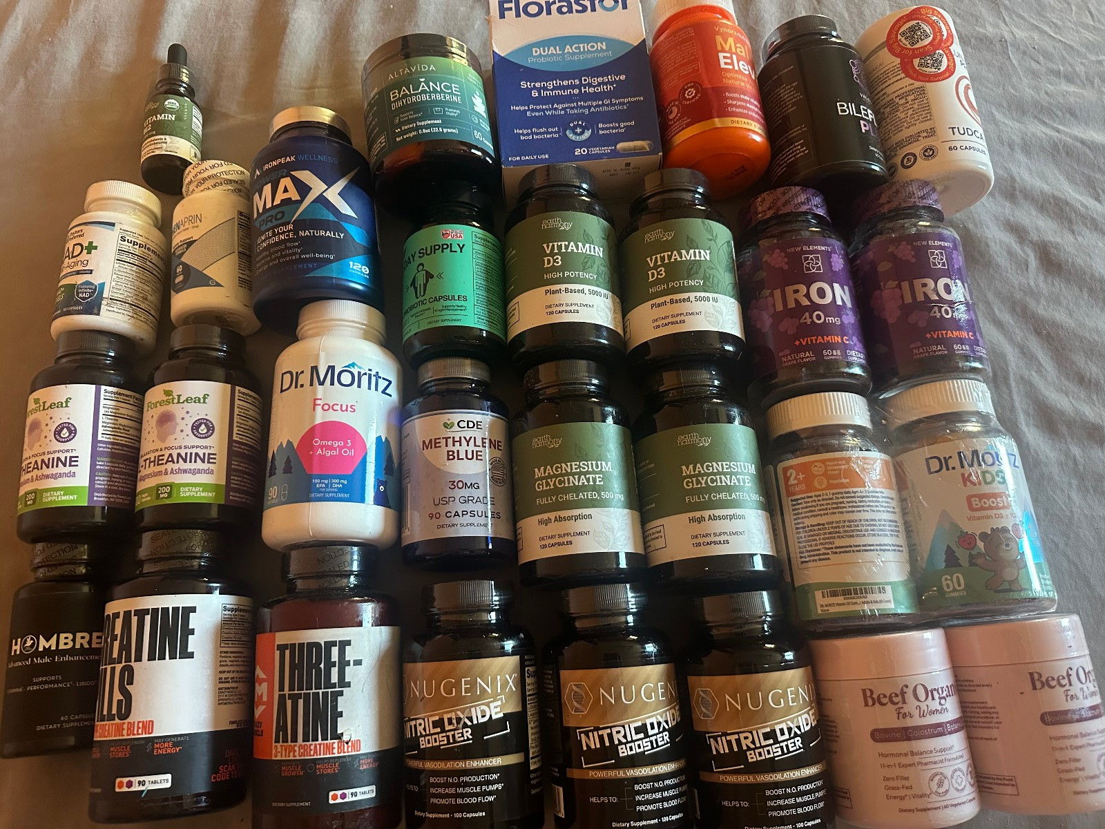 Huge Wholesale Lot Of 30 Vitamins & Supplements - exp 01/2027+- NEW/SEALED Huge Wholesale Lot Of 30 Vitamins & Supplements - exp 01/2027+- NEW/SEALED