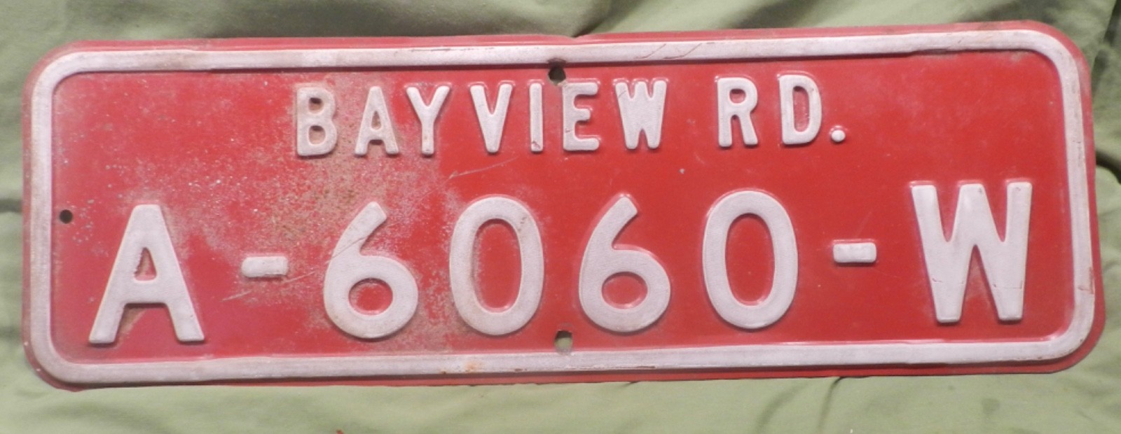 Vintage Original BAYVIEW RD. Street/Road Sign Heavy Embossed Steel OLD 24 X 8 AW Vintage Original BAYVIEW RD. Street/Road Sign Heavy Embossed Steel OLD 24 X 8 AW