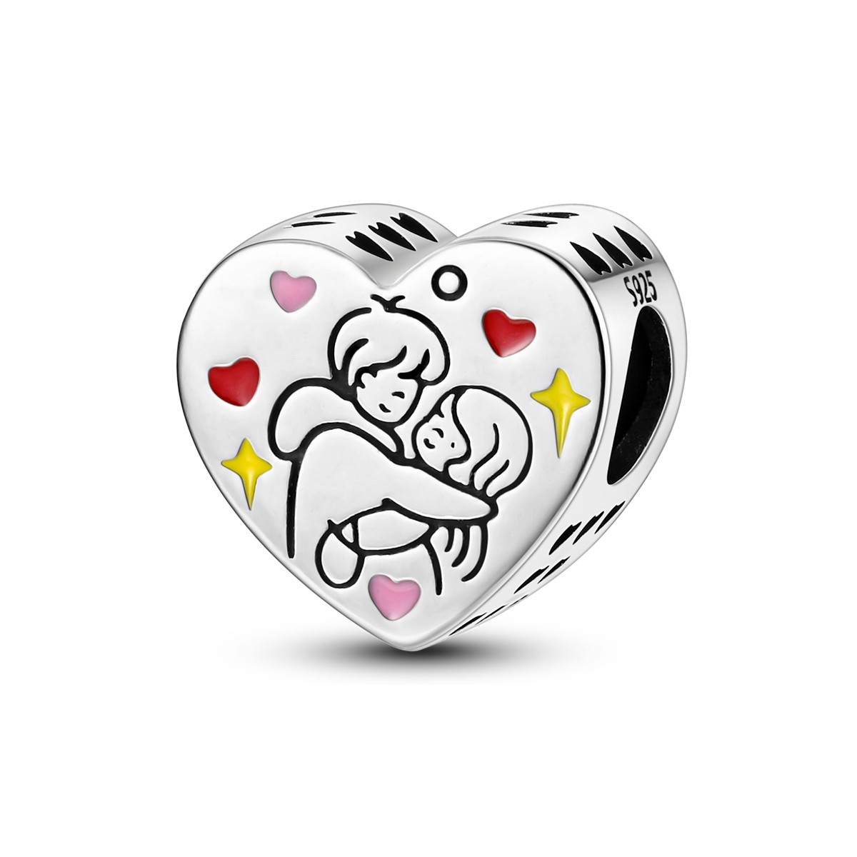 LAZA European 925 Sterling Silver DIY Charm Valentine's Day fit Women Bracelet