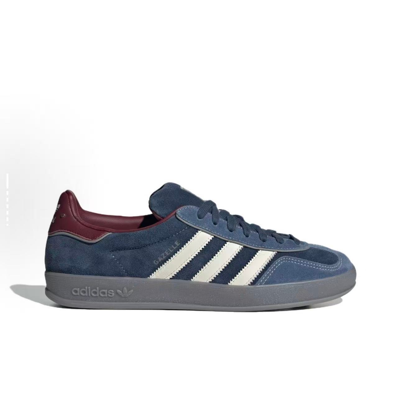 Adidas Gazelle Indoor Crew Navy Burgundy ID1008 Brand New In Box Adidas Gazelle Indoor Crew Navy Burgundy ID1008 Brand New In Box
