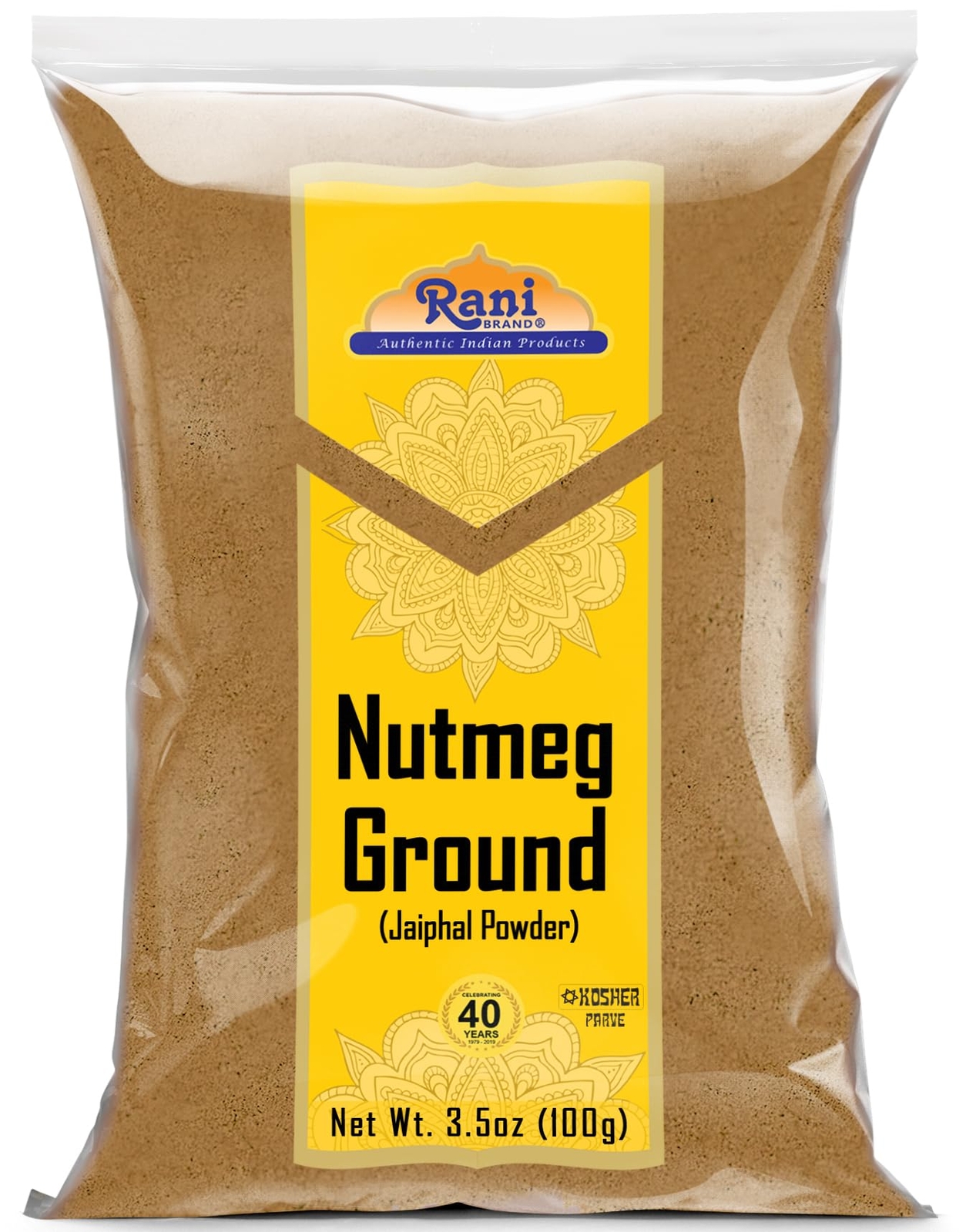 Rani Nutmeg (Jaiphul) Ground Powder Spice, 3.5oz (100g) Rani Nutmeg (Jaiphul) Ground Powder Spice, 3.5oz (100g)
